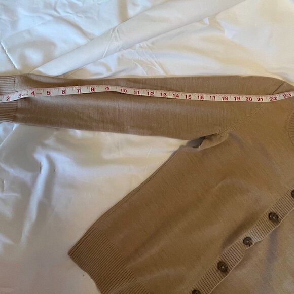 Banana Republic Extra Fine Merino Wool Blend Cardigan Sweater Size Small - Picture 7 of 9